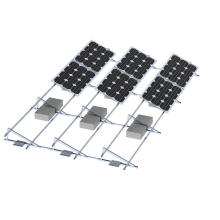 Off Grid Solar power Plant adjustable Triangle mounting System